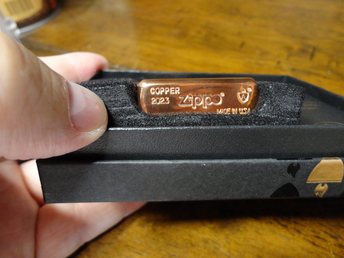Solid Copper Armor Zippo Lighter limited 15000 pieces made