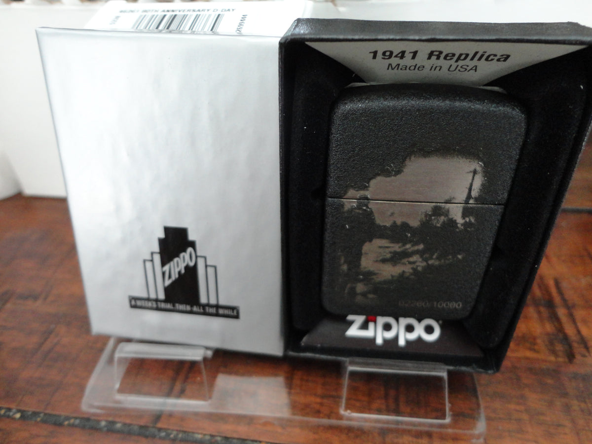 80TH ANNIVERSARY D-DAY 1941 Zippo Lighter LIMITED EDITION ONLY 10000 PIECES MADE