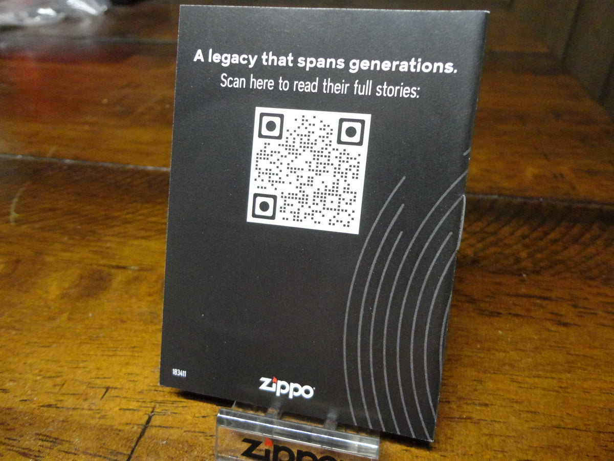 2026 ZIPPO COLLECTIBLE OF THE YEAR GENERATIONS BLACK ICE ARMOR ZIPPO LIGHTER