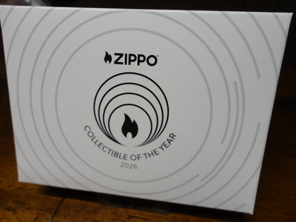 2026 ZIPPO COLLECTIBLE OF THE YEAR GENERATIONS BLACK ICE ARMOR ZIPPO LIGHTER
