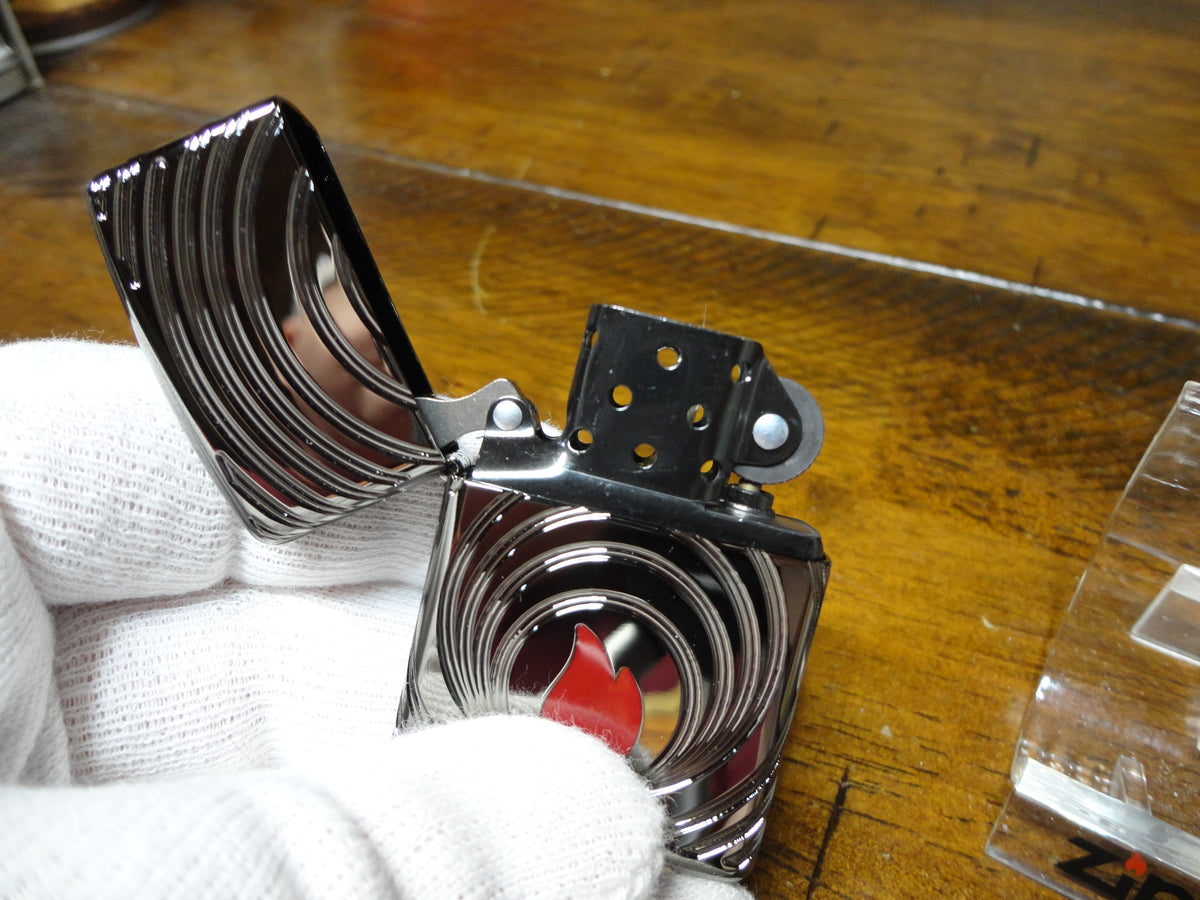 2026 ZIPPO COLLECTIBLE OF THE YEAR GENERATIONS BLACK ICE ARMOR ZIPPO LIGHTER